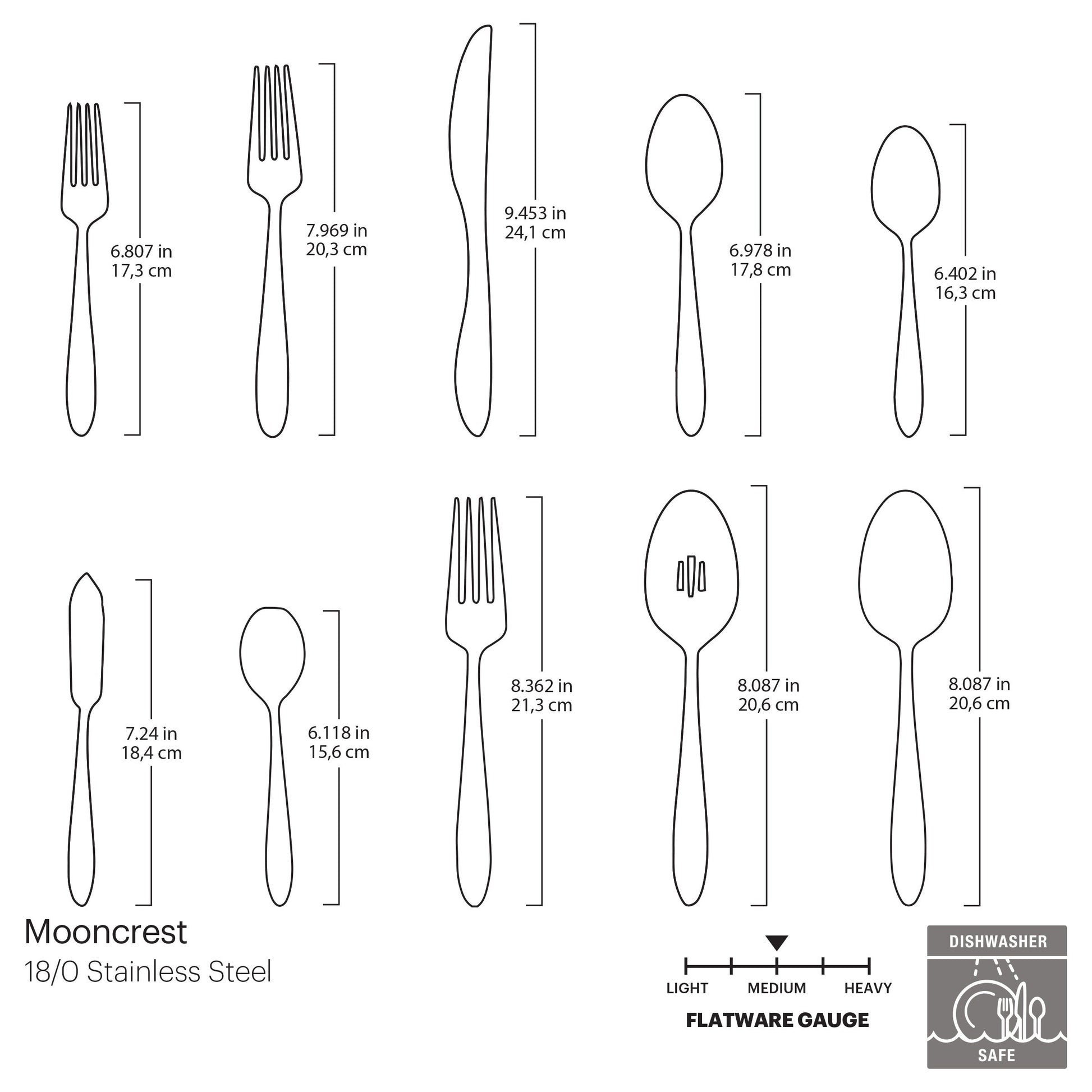 Mooncrest 65-Piece Flatware Set