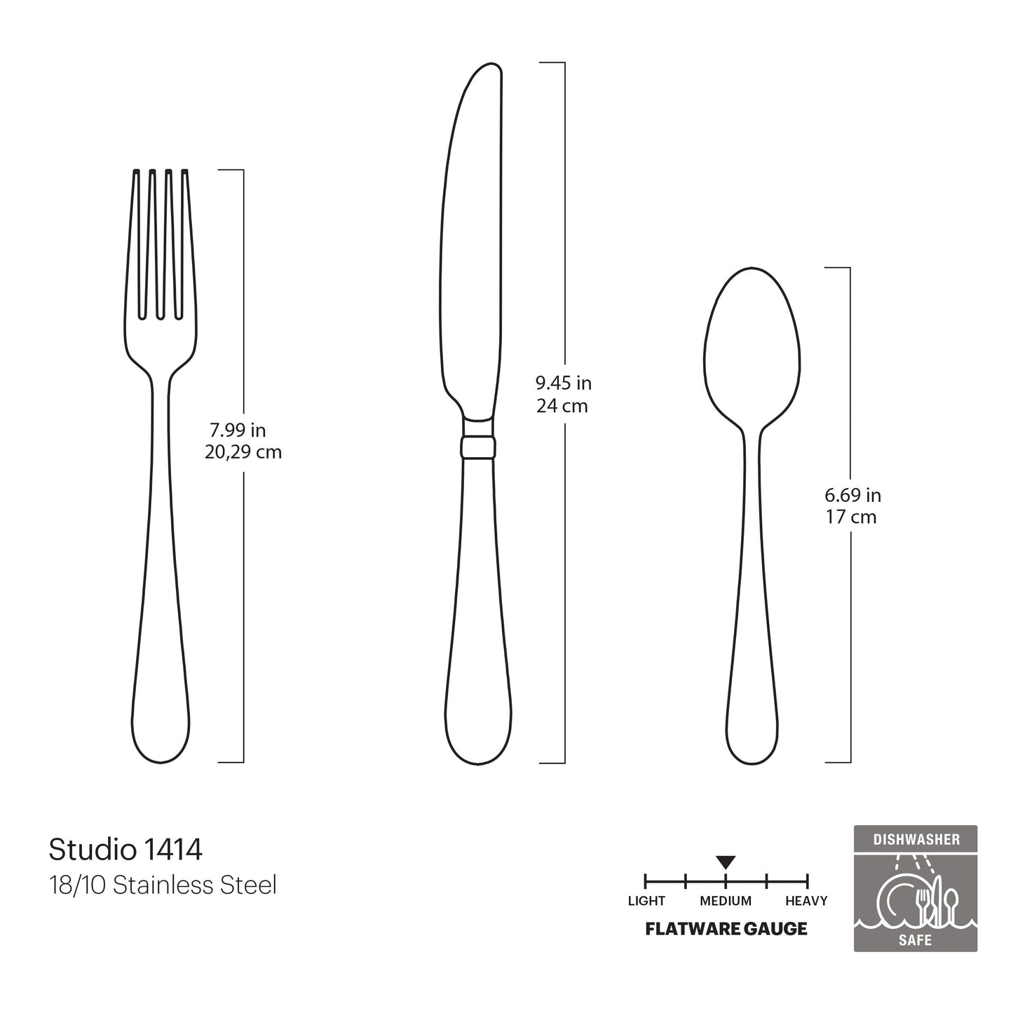 Studio 1414 36-Piece Flatware Set