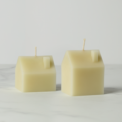 Iconic Cream Large House Candle