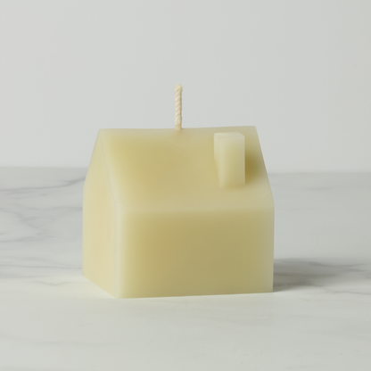 Iconic Cream Small House Candle