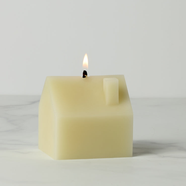 Iconic Cream Small House Candle
