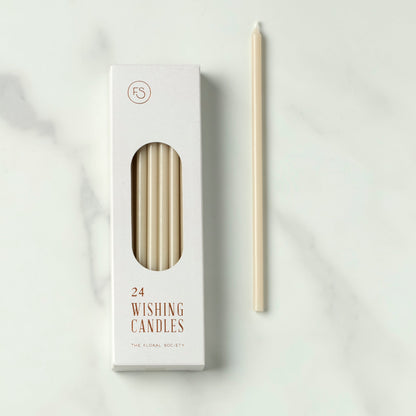 Wishing Parchment Candles, Set of 24