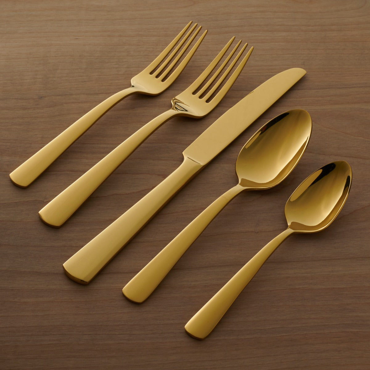 Aptitude Gold 20-Piece Flatware Set
