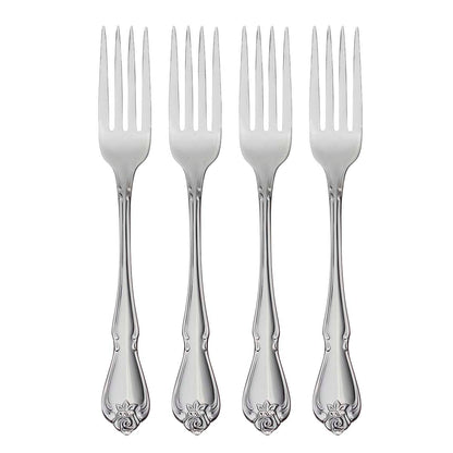 True Rose Dinner Forks, Set of 4
