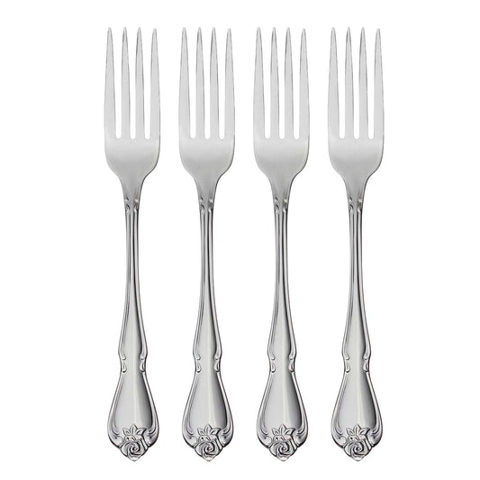 True Rose Dinner Forks, Set of 4