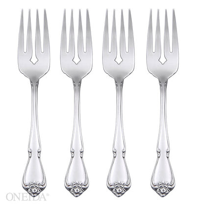 True Rose Salad Forks, Set of 4