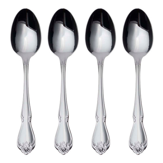 True Rose Teaspoons, Set of 4