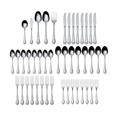 True Rose 45-Piece Flatware Set