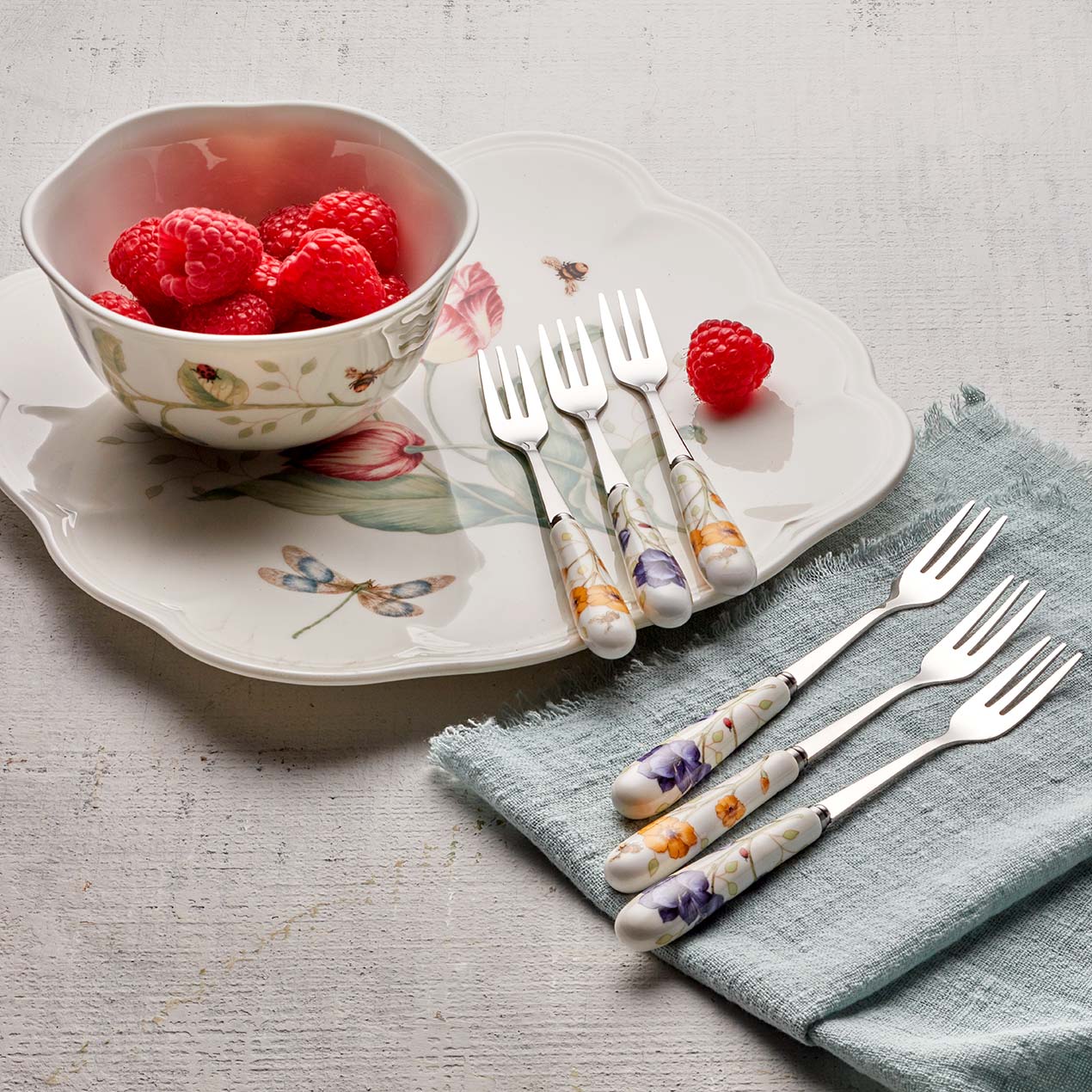 Butterfly Meadow Cocktail Forks, Set of 6