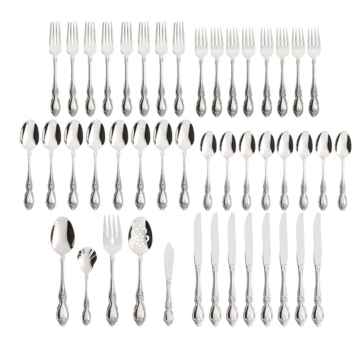 Louisiana 45-Piece Flatware Set