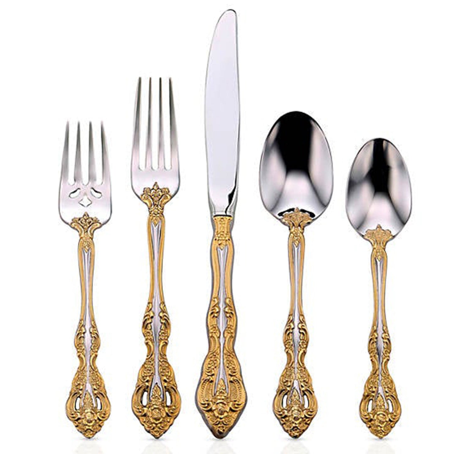 Golden Michelangelo 20-Piece Flatware Set