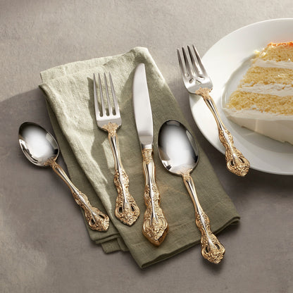 Golden Michelangelo 20-Piece Flatware Set