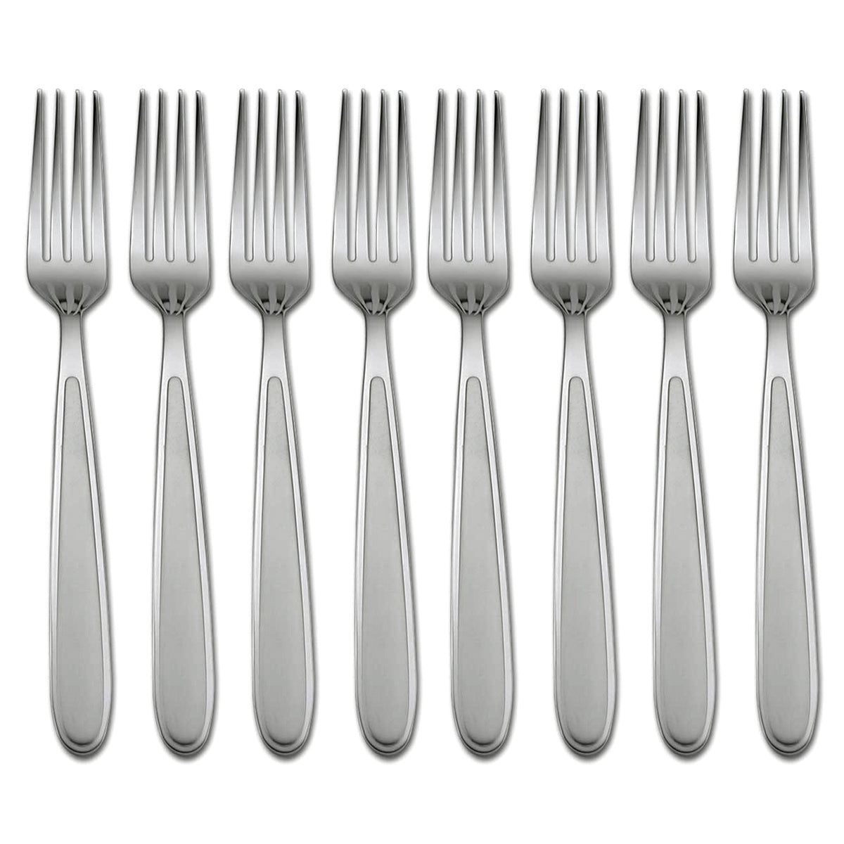 Jordan Frosted Dinner Forks, Set of 8