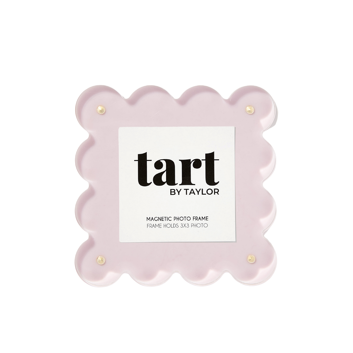 Mini Lavender Scalloped Acrylic Photo Frame