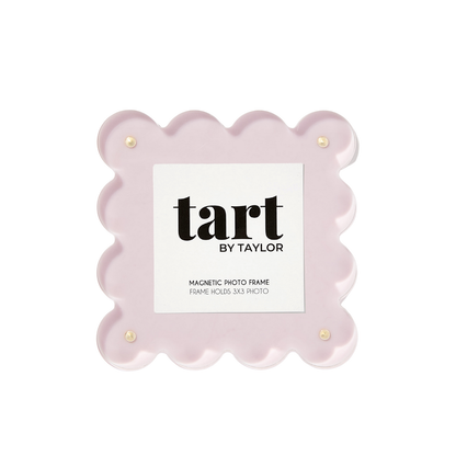 Mini Lavender Scalloped Acrylic Photo Frame