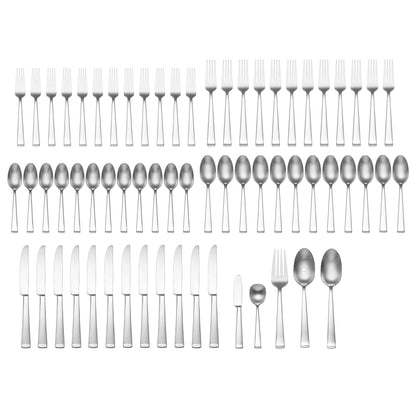 Lewin Satin 65-Piece Flatware Set