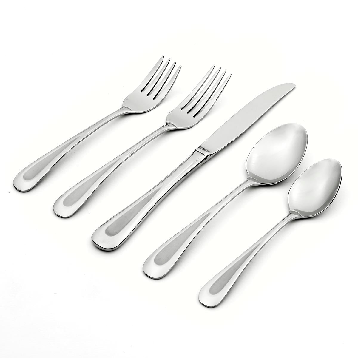Satin Sand Dune 45-Piece Flatware Set