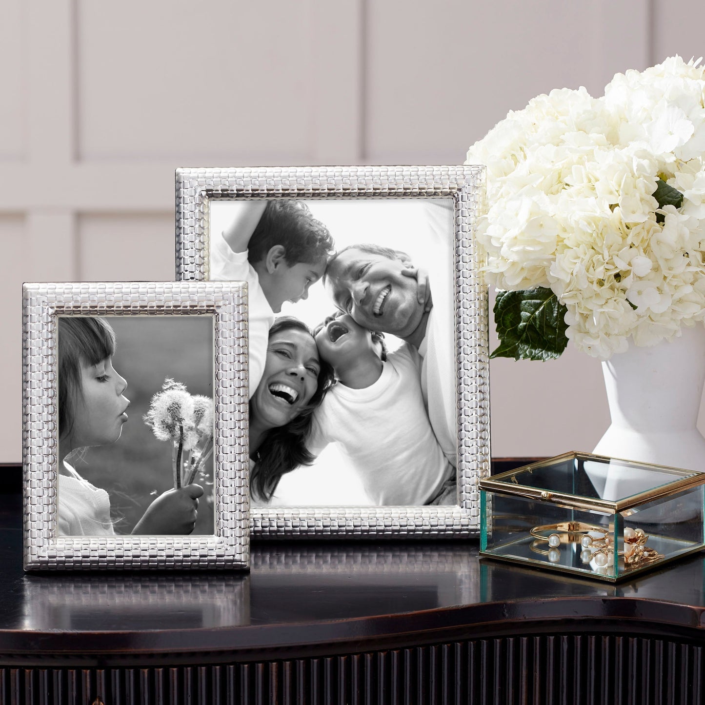 Watchband Silver 5x7 Photo Frame