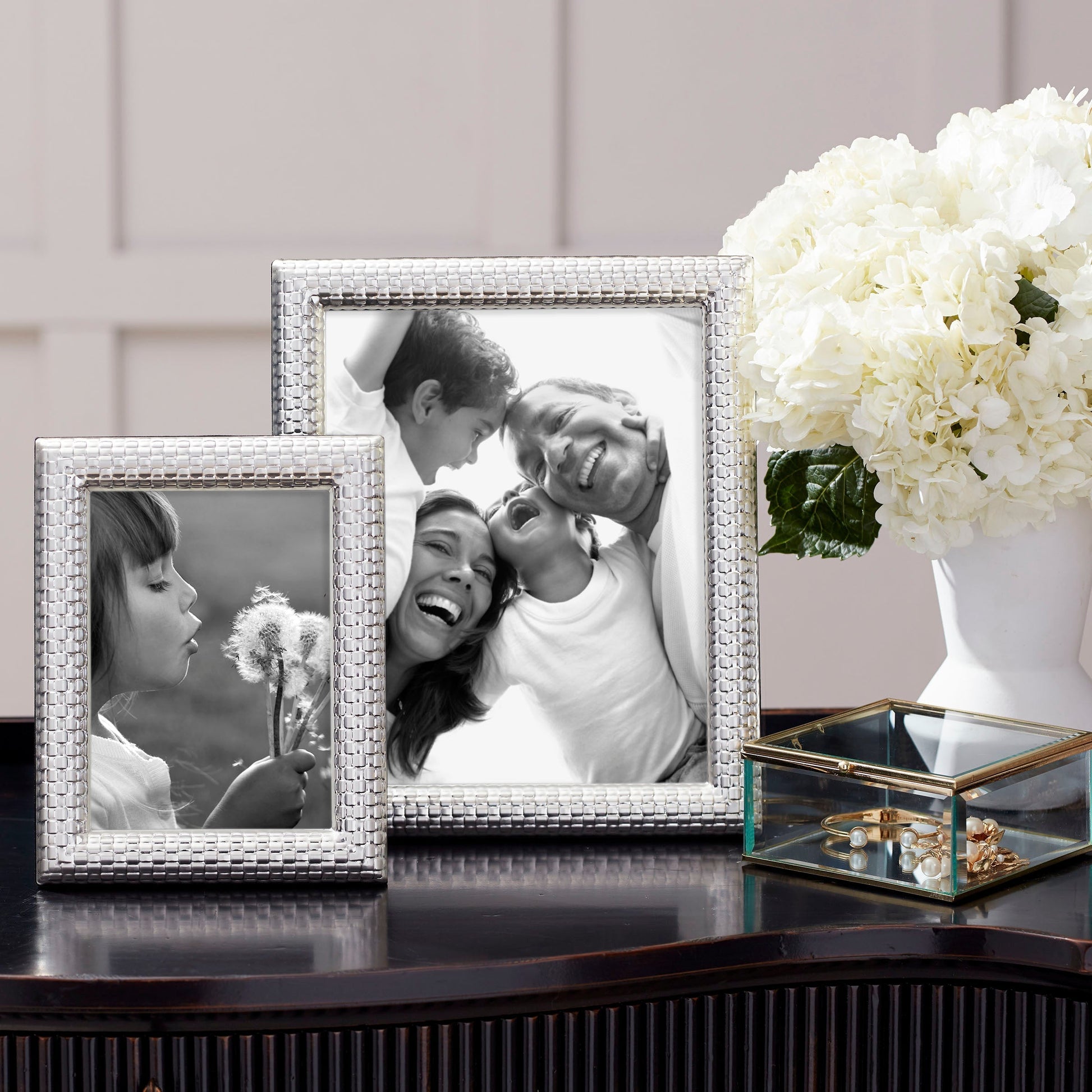 Watchband Silver 5x7 Photo Frame