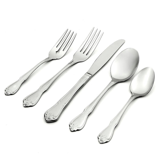 True Rose 45-Piece Flatware Set