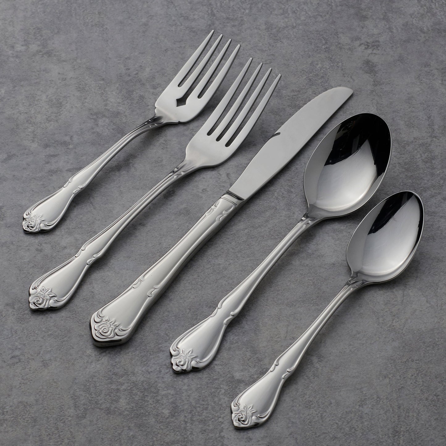 True Rose 20-Piece Flatware Set