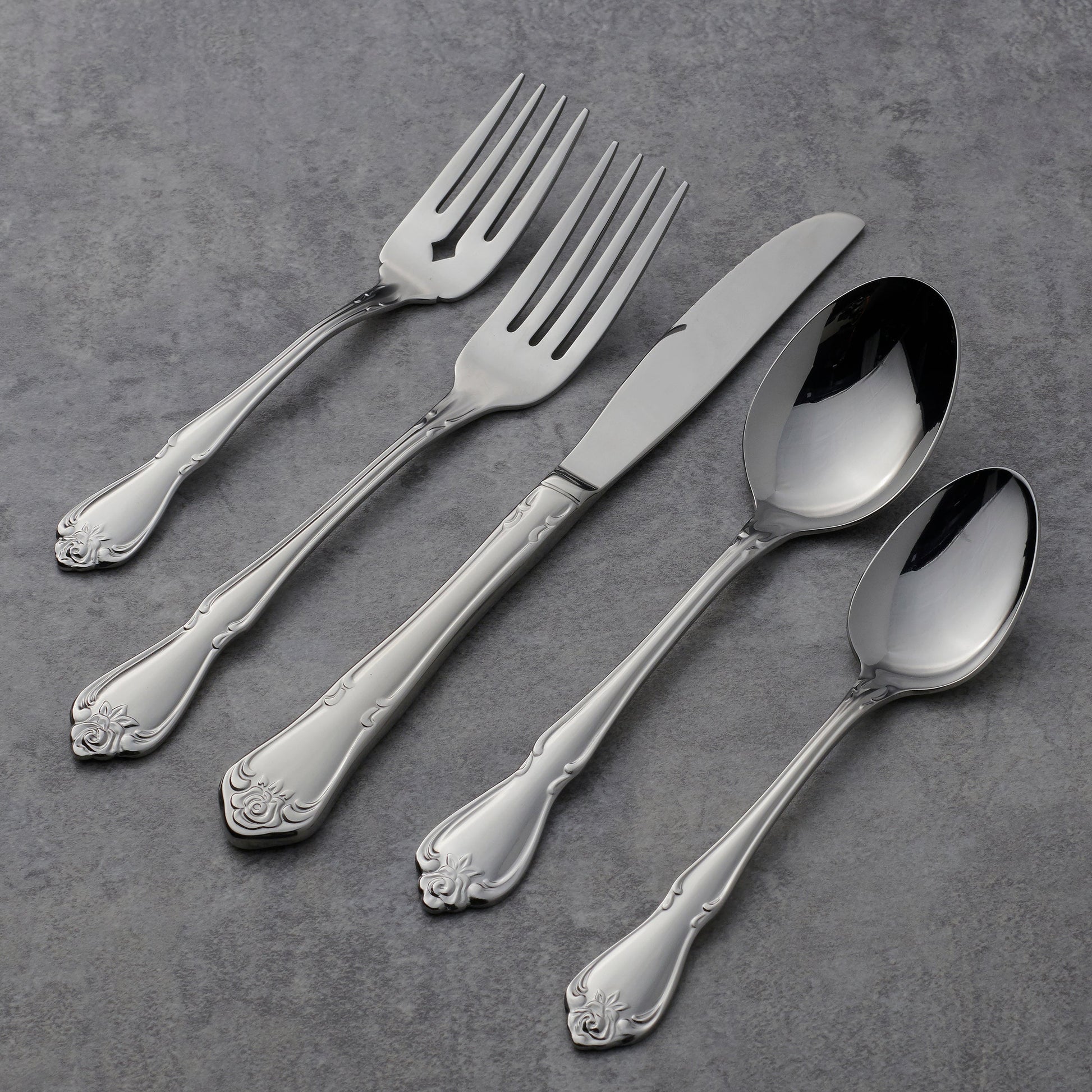 True Rose 20-Piece Flatware Set