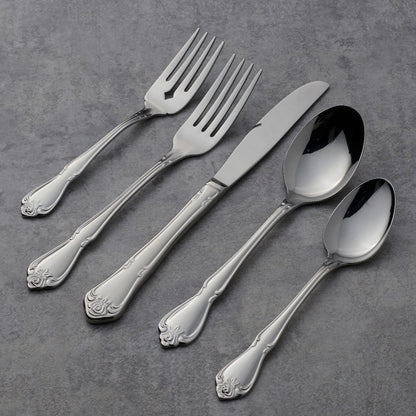True Rose 45-Piece Flatware Set